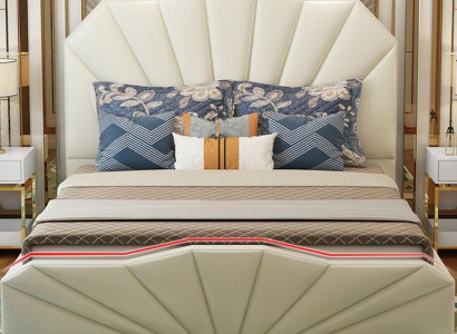 Design Leder Betten Hotel Doppel Bett Schlafzimmer Möbel Einrichtung